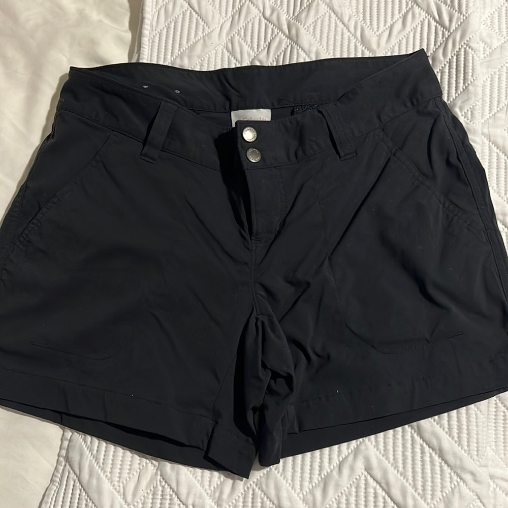 black Columbia PFG shorts